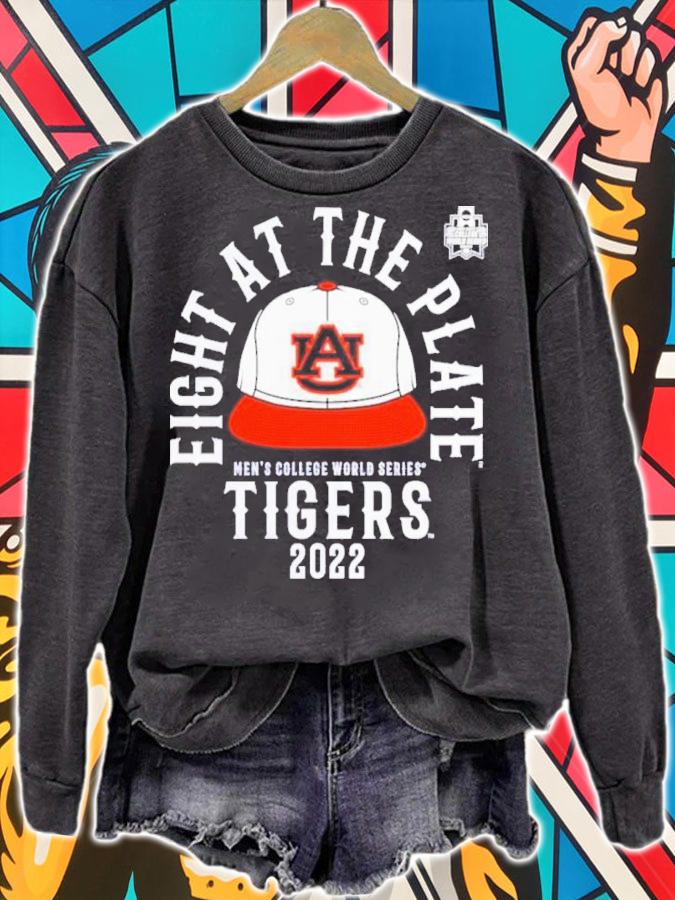 Eight At The Plate Men's College World Series Auburn Tigers 2022 Shirt t-shirt sweatshirt