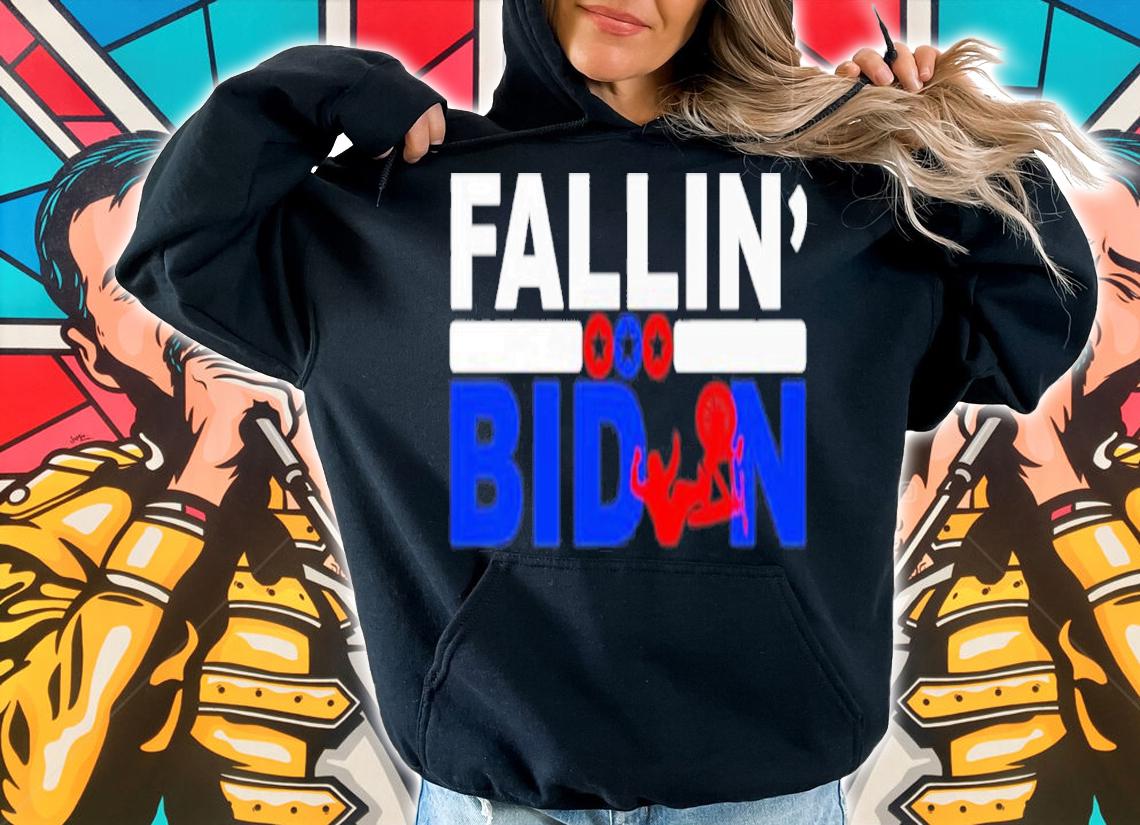 Fallin' With Biden Funny Biden Falls Off His Bike Shirt t-shirt hoodie