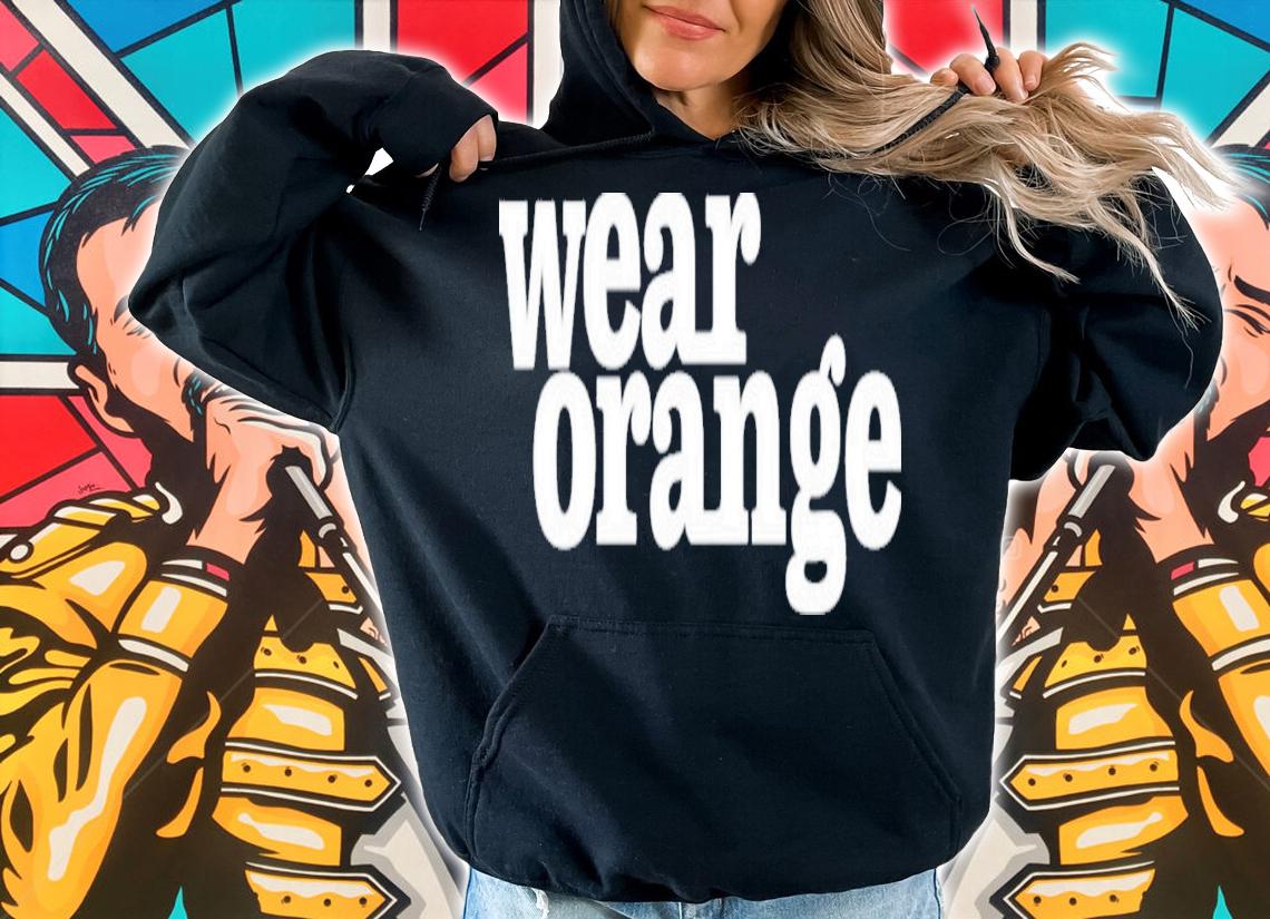 Gun Violence Jimmy Kimmel Wear Orange T-Shirt t-shirt hoodie