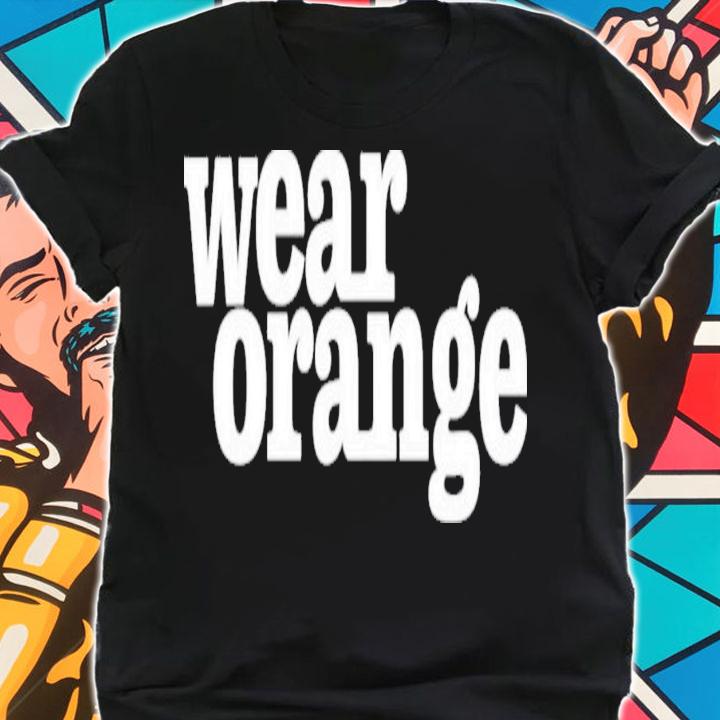 Gun Violence Jimmy Kimmel Wear Orange T-Shirt t-shirt shirt