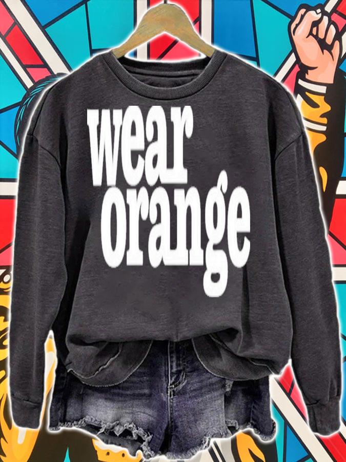 Gun Violence Jimmy Kimmel Wear Orange T-Shirt t-shirt sweatshirt