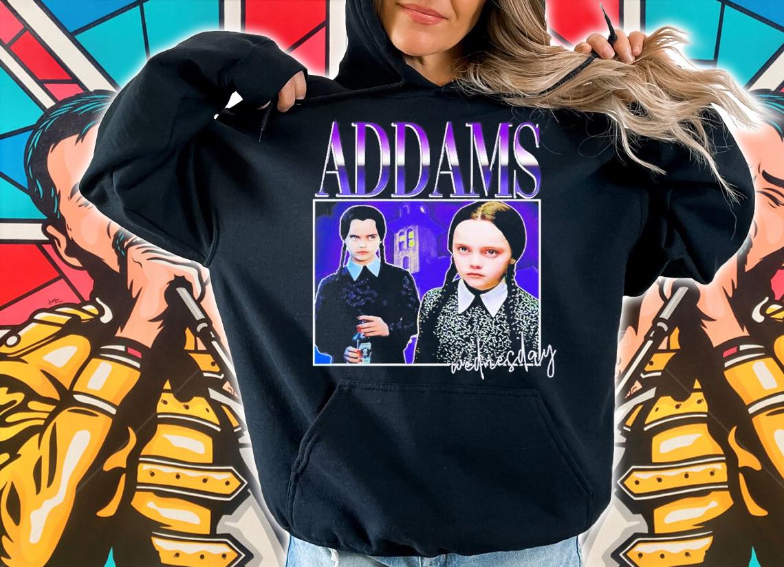 Halloween Wednesday Addams Rereo Vintage Shirt t-shirt