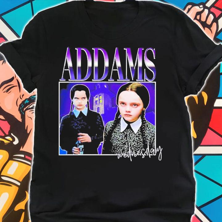 Halloween Wednesday Addams Rereo Vintage Shirt t-shirt