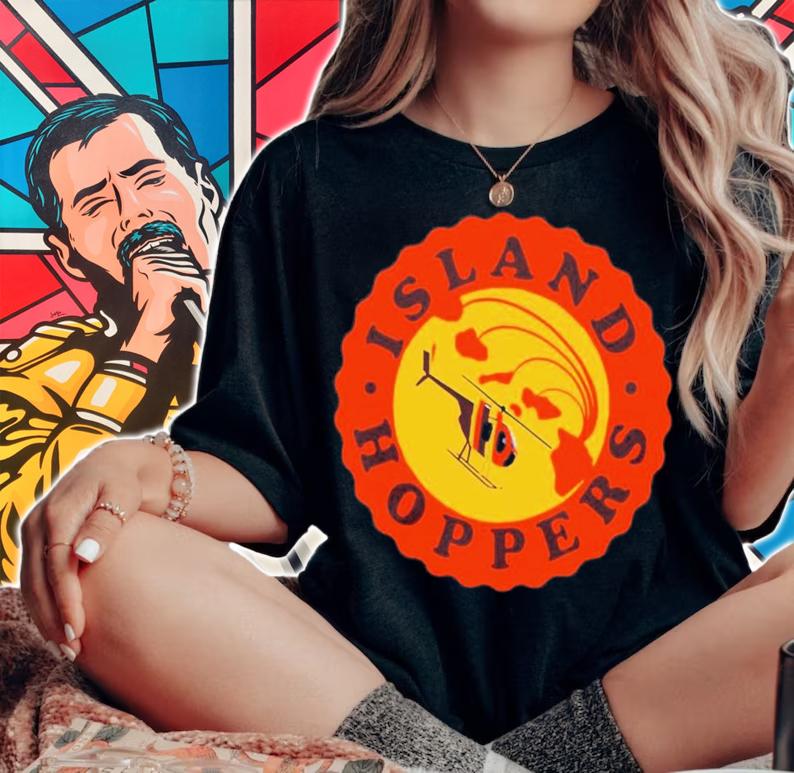 Island Hoppers Classic Vintage Retro T-Shirt t-shirt woman shirt