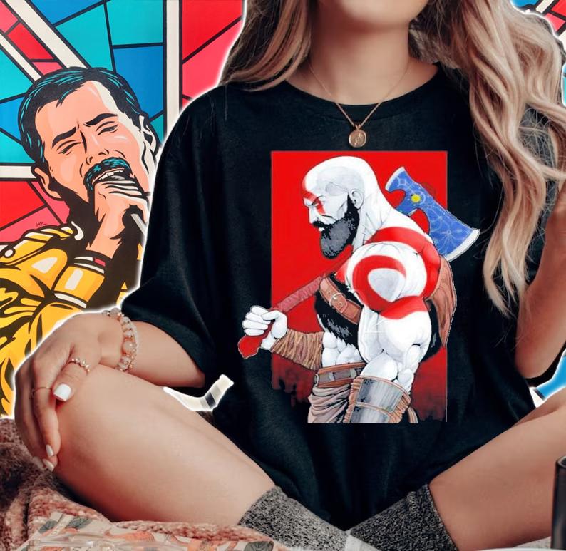 Kratos Gowr Game Character Shirt t-shirt woman shirt