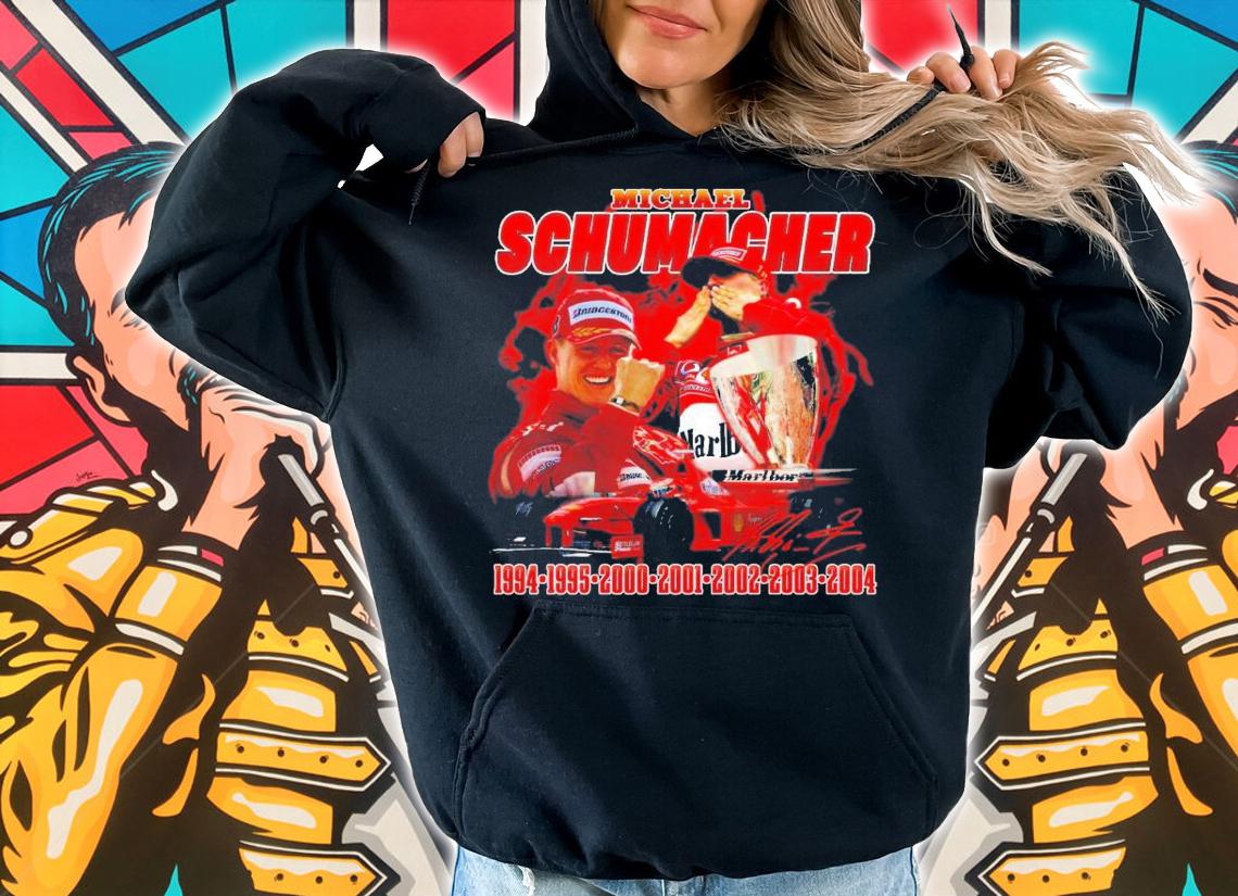 Legend Michael Schumacher 90s Bootleg Formula 1 Racing T-Shirt t-shirt