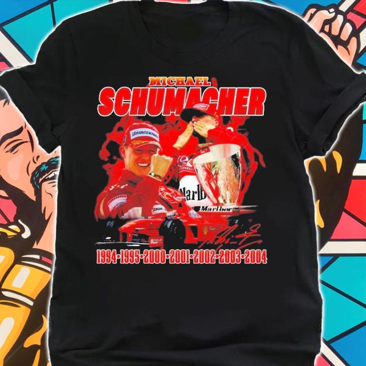 Legend Michael Schumacher 90s Bootleg Formula 1 Racing T-Shirt t-shirt