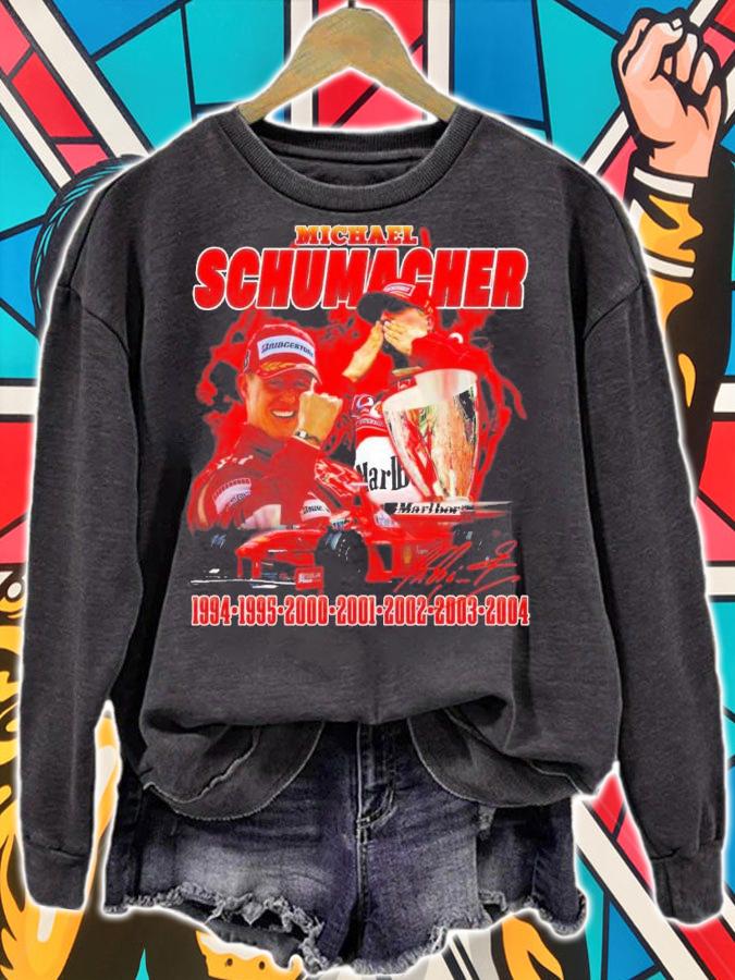 Legend Michael Schumacher 90s Bootleg Formula 1 Racing T-Shirt t-shirt