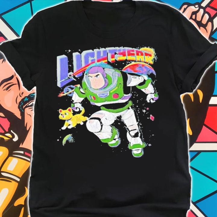 Lightyear Buzz And Sox Retro Space Ranger Shirt t-shirt shirt