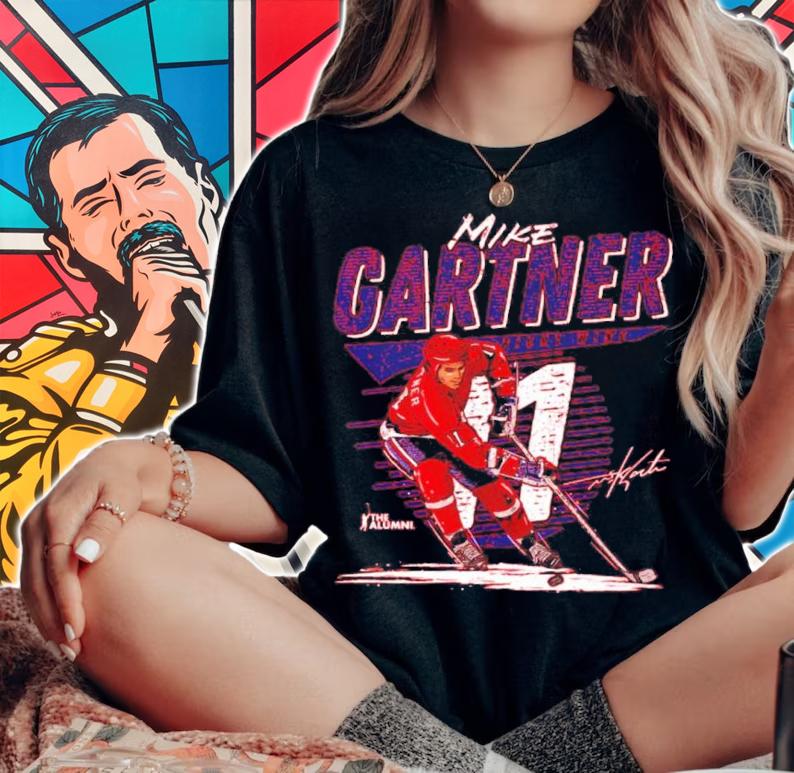 Mike Gartner Washington Comet Hockey Signature Shirt t-shirt