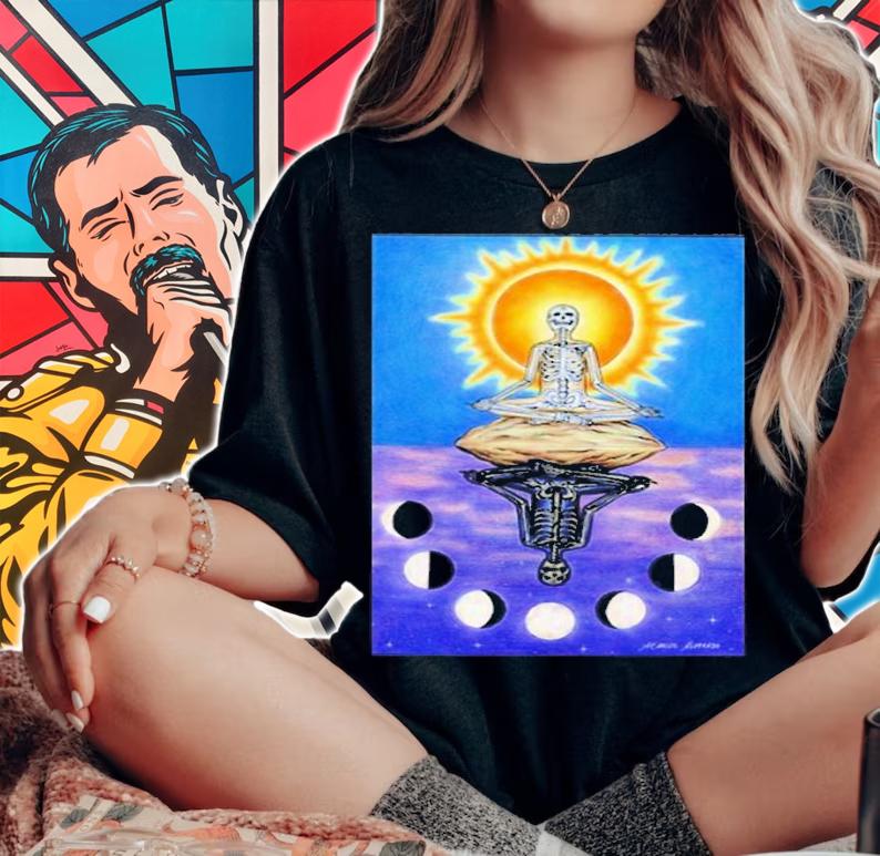 Moon To Go Through Phases Marcos Alvarado Karla Shirt t-shirt