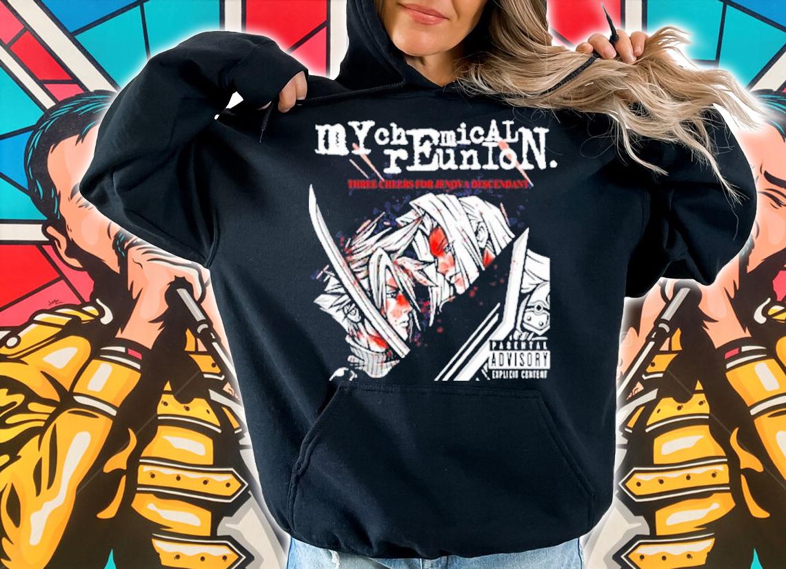 My Chemical Reunion Three Cheers For Jenova Descendant Shirt t-shirt hoodie