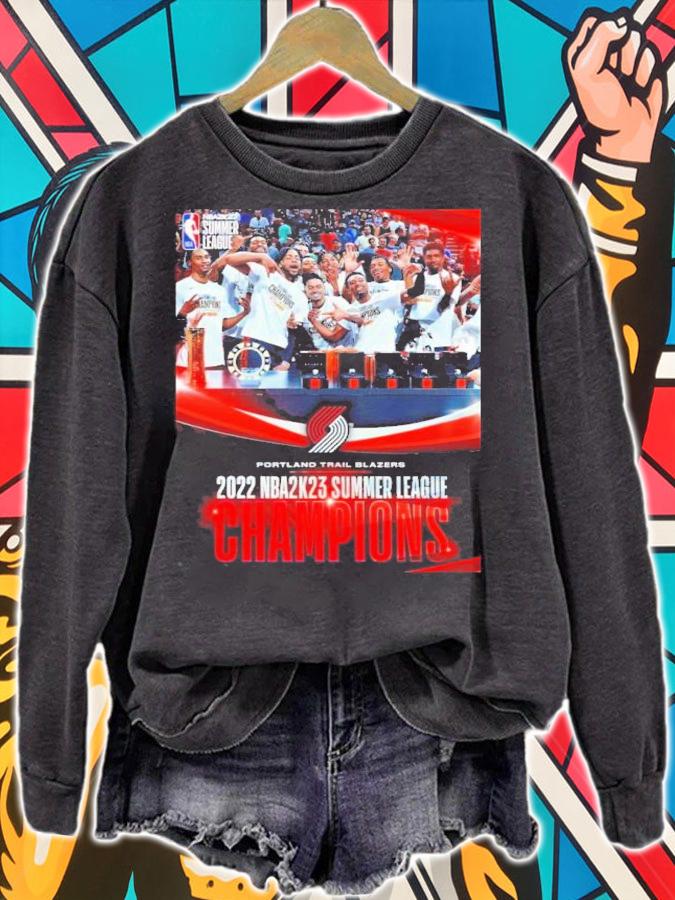Portland Trail Blazers Team 2022 NBA 2K23 Summer League Champions Shirt t-shirt