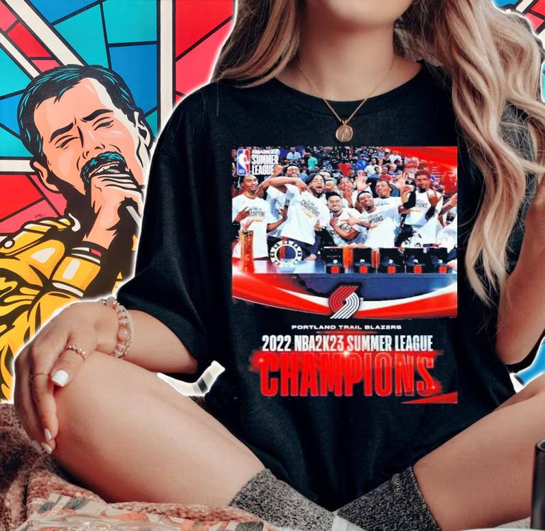 Portland Trail Blazers Team 2022 NBA 2K23 Summer League Champions Shirt t-shirt