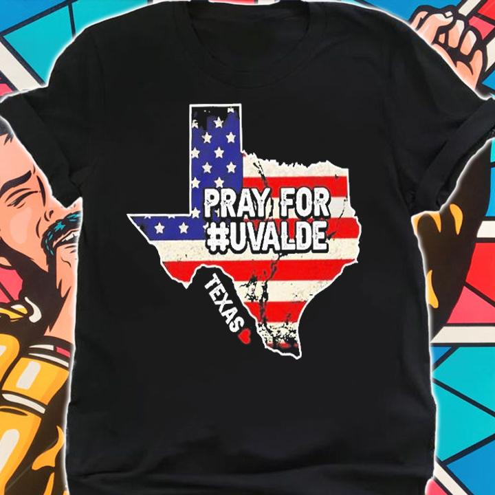 Pray For Uvalde Protect Kids Not Gun Enough Is Enough Gun Shooting T-Shirt t-shirt shirt