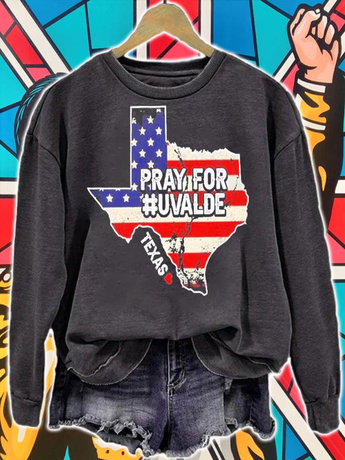 Pray For Uvalde Protect Kids Not Gun Enough Is Enough Gun Shooting T-Shirt t-shirt sweatshirt