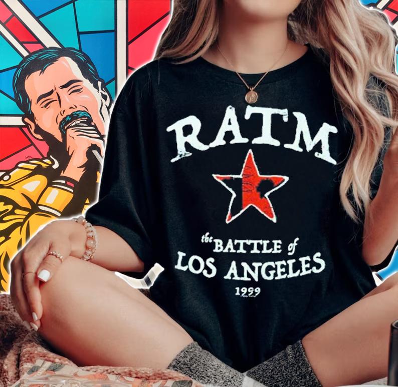 Ratm The Battle of Los Angeles shirt t-shirt