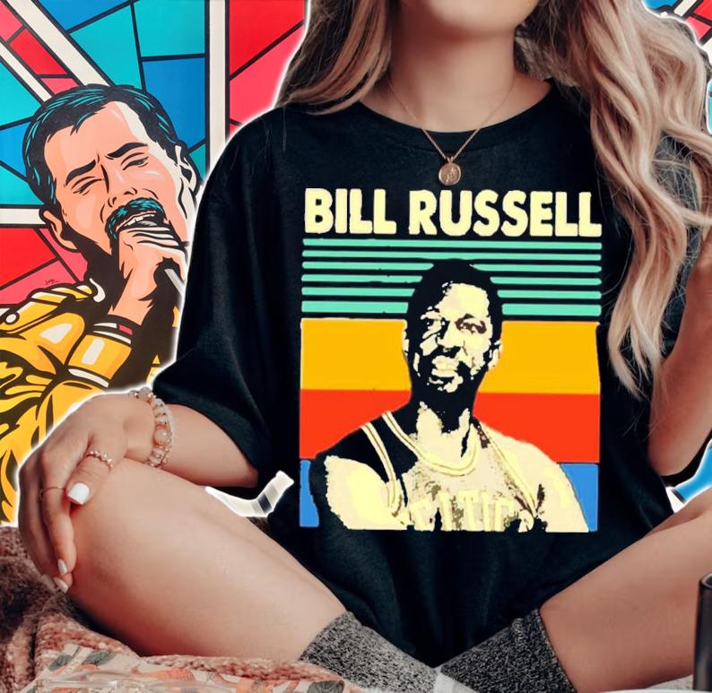 RIP Bill Russell Basketball Vintage Shirt t-shirt
