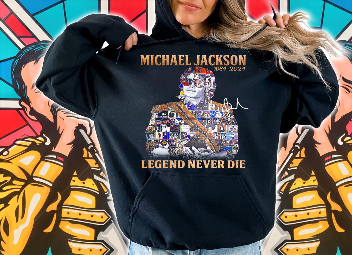 Michael Jackson 1964-2024 Legend Never Die Signature Memories Art t-shirt hoodie