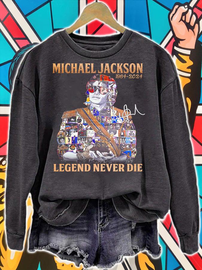 Michael Jackson 1964-2024 Legend Never Die Signature Memories Art t-shirt sweatshirt