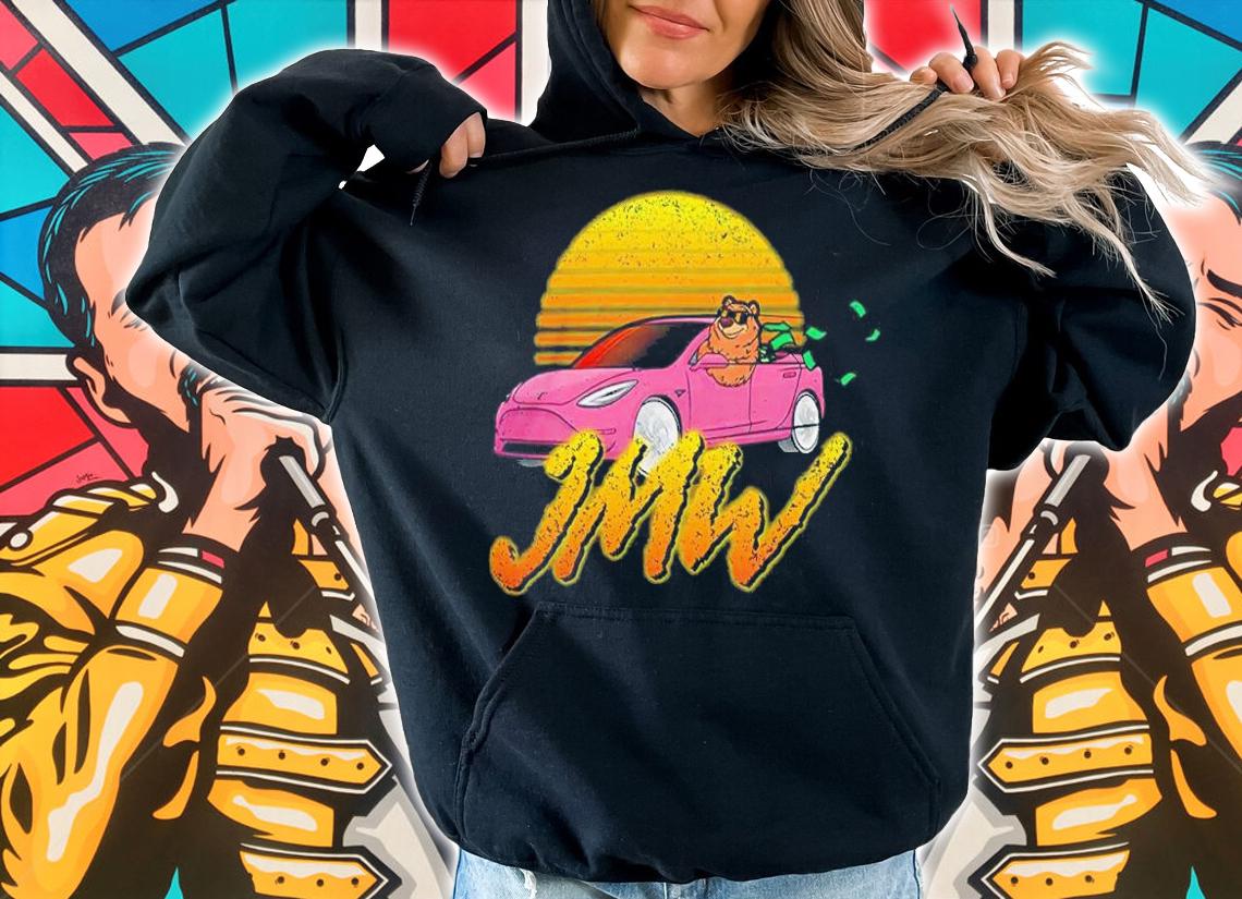 Shop JMW Adult Retro Tesla shirt t-shirt hoodie