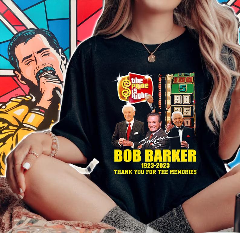 The Price Is Righ Bob Barker 1923-2023 Thank You For The Memories Signature t-shirt