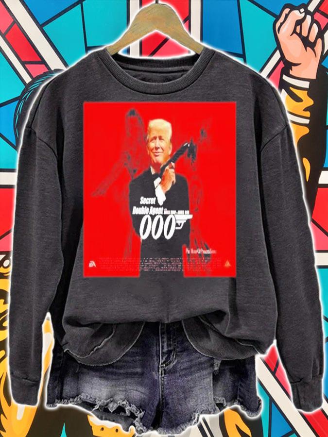 Trump James Bond Double Secret Agent 0007 Shirt t-shirt sweatshirt