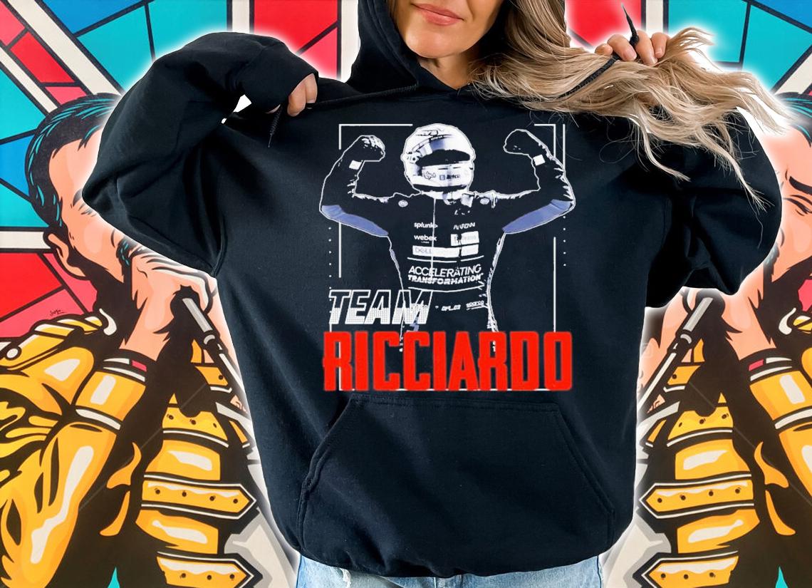 Team Ricciardo Racing Driver Helmet T-Shirt t-shirt hoodie