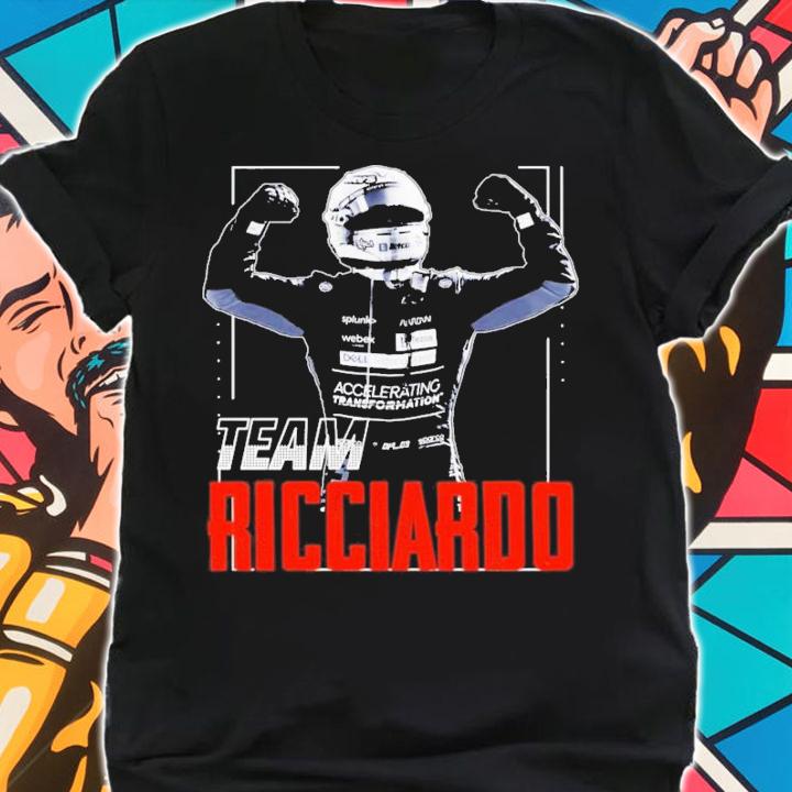 Team Ricciardo Racing Driver Helmet T-Shirt t-shirt shirt