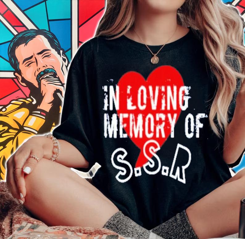 Tribute To SSR In Loving Memory Of SSR Shirt t-shirt woman shirt