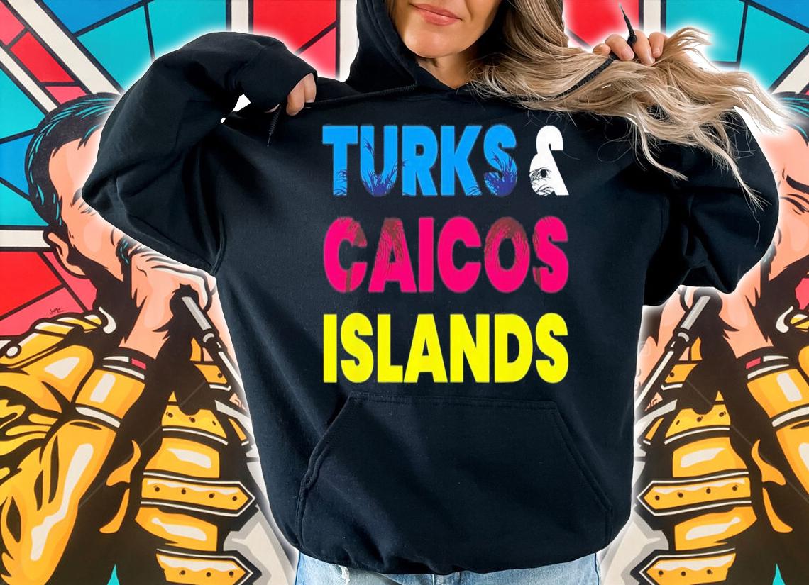Turks And Caicos Islands Colorful Vacation T-Shirt t-shirt