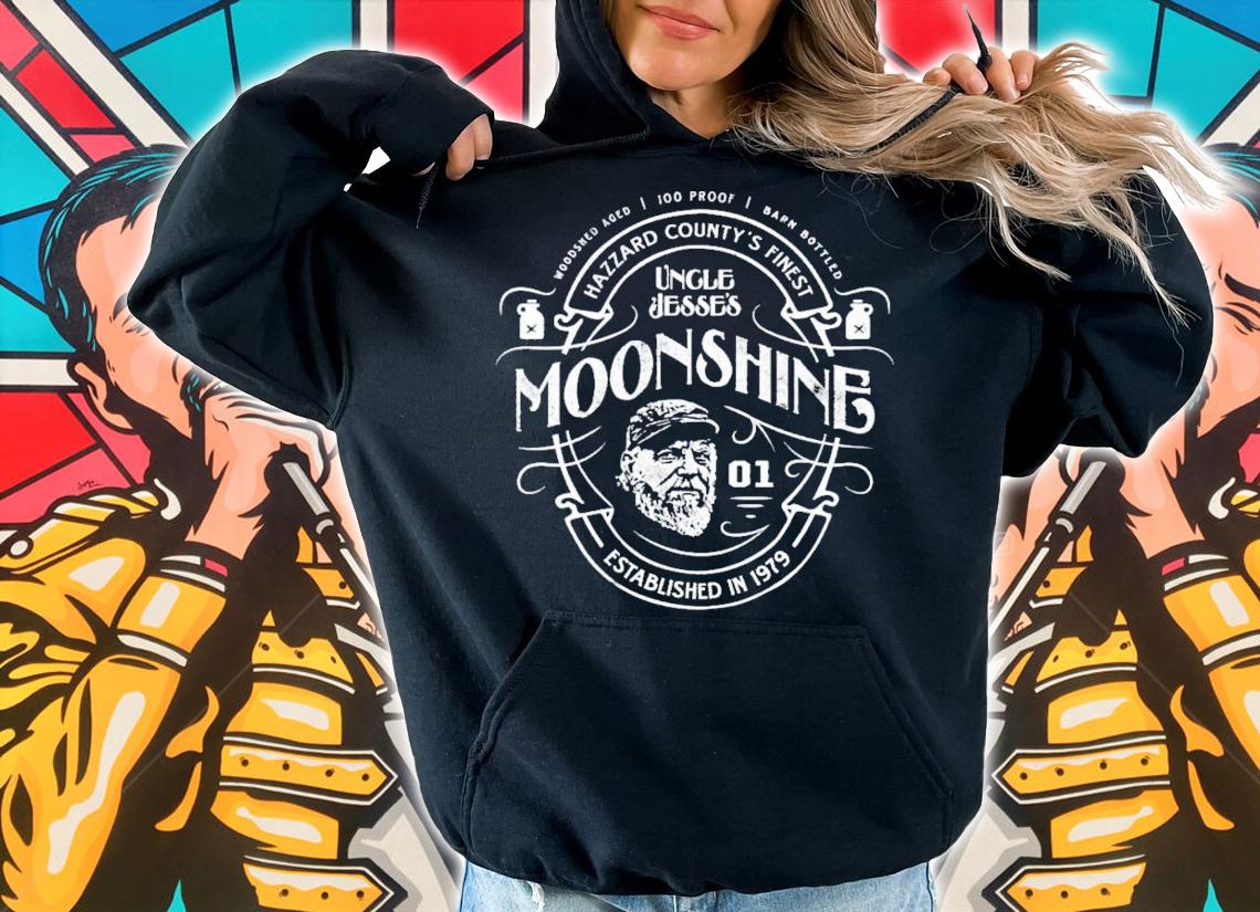 Uncle Jesse's Moonshine Hazzard County's T-Shirt t-shirt