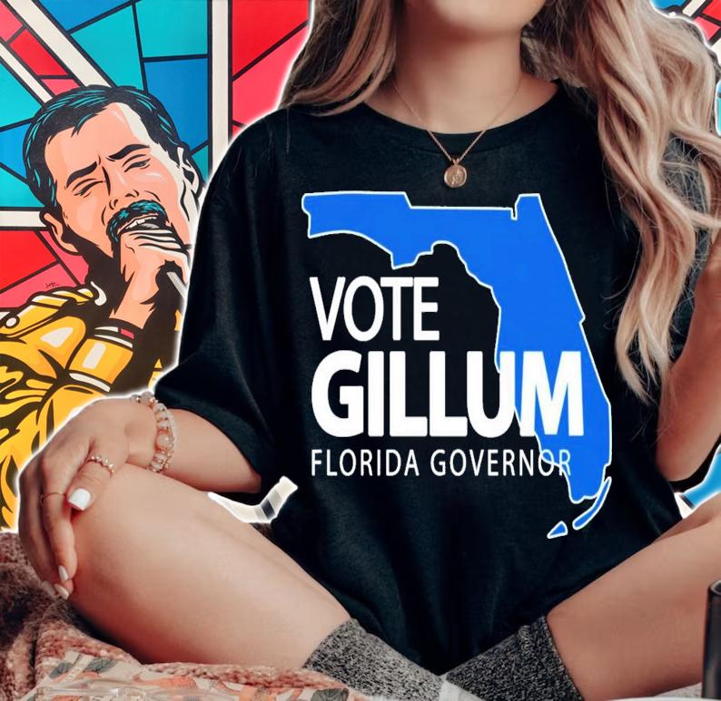 Vote For Andrew Gillum For Governor Campaign T-Shirt t-shirt