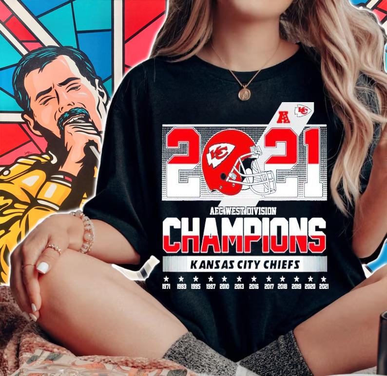 2021 AFC West Division Champions Kansas City Chiefs Shirt t-shirt