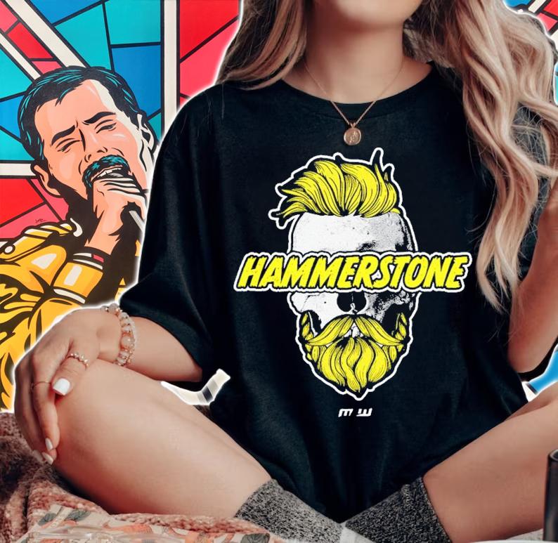 Alexander Hammerstone Skull shirt t-shirt woman shirt