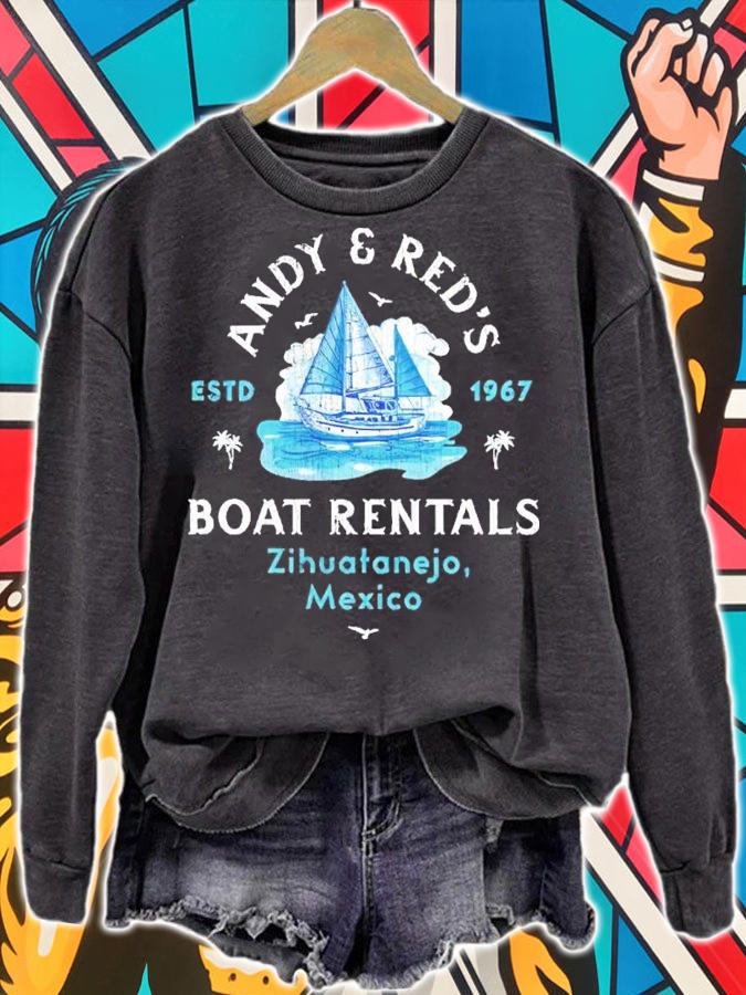 Andy And Red's Boat Rentals Estd 1967 Zihuatanejo Mexico Shirt t-shirt