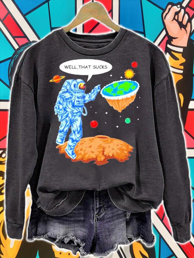 Astronaut Well That Sucks Planets T-Shirt t-shirt sweatshirt