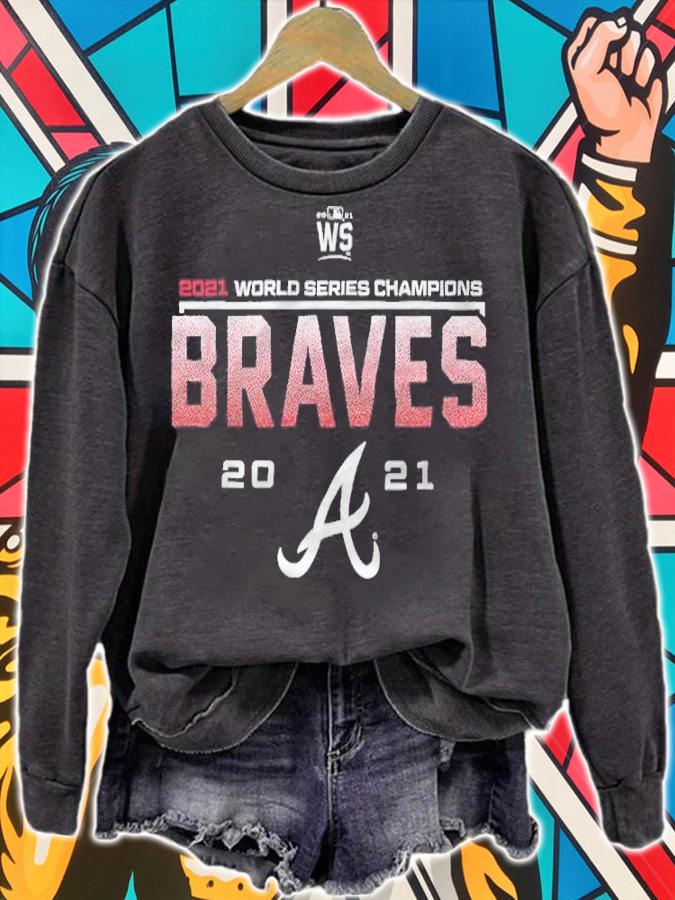 Atlanta Braves 2021 World Series Champions Jersey Roster shirt t-shirt sweatshirt
