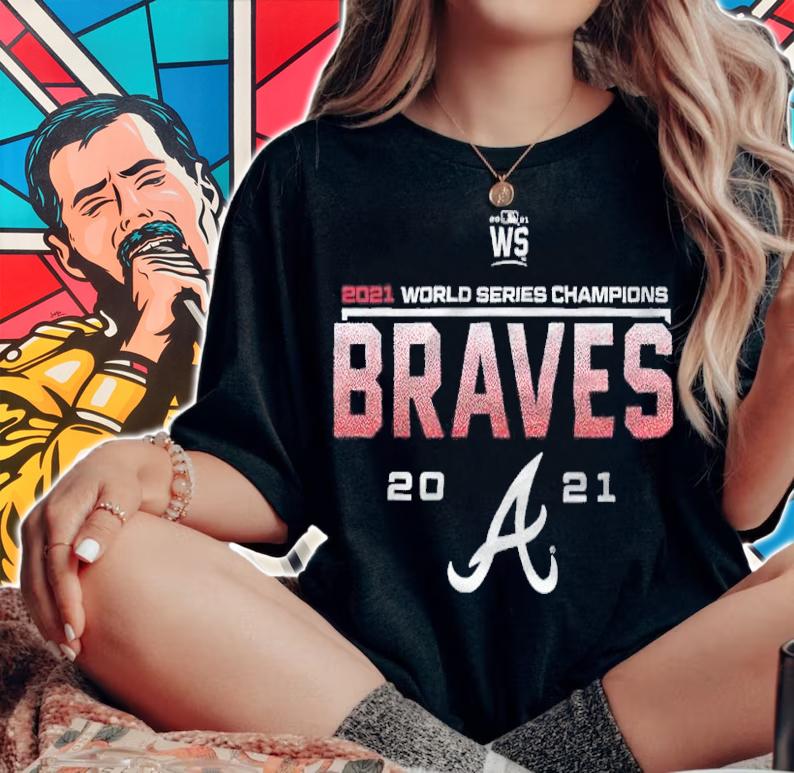 Atlanta Braves 2021 World Series Champions Jersey Roster shirt t-shirt woman shirt
