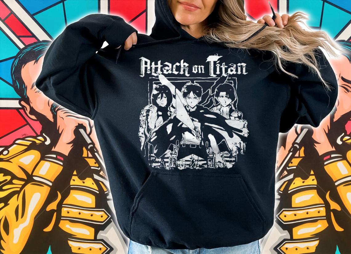 Attack on Titan Trio Crests T-shirt t-shirt hoodie