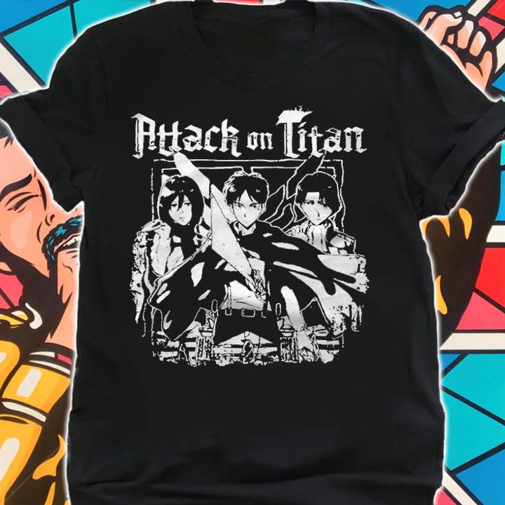Attack on Titan Trio Crests T-shirt t-shirt shirt