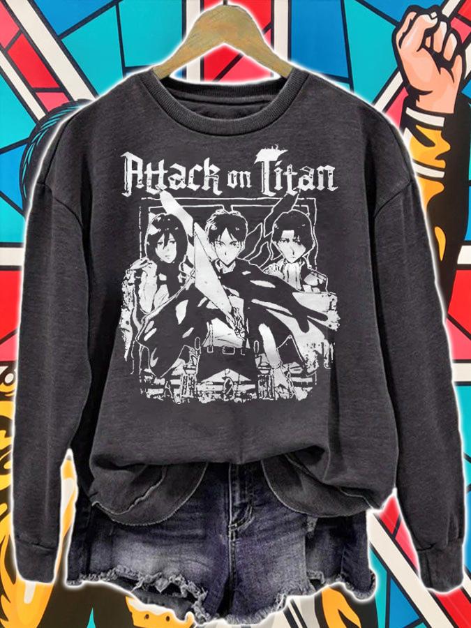 Attack on Titan Trio Crests T-shirt t-shirt sweatshirt