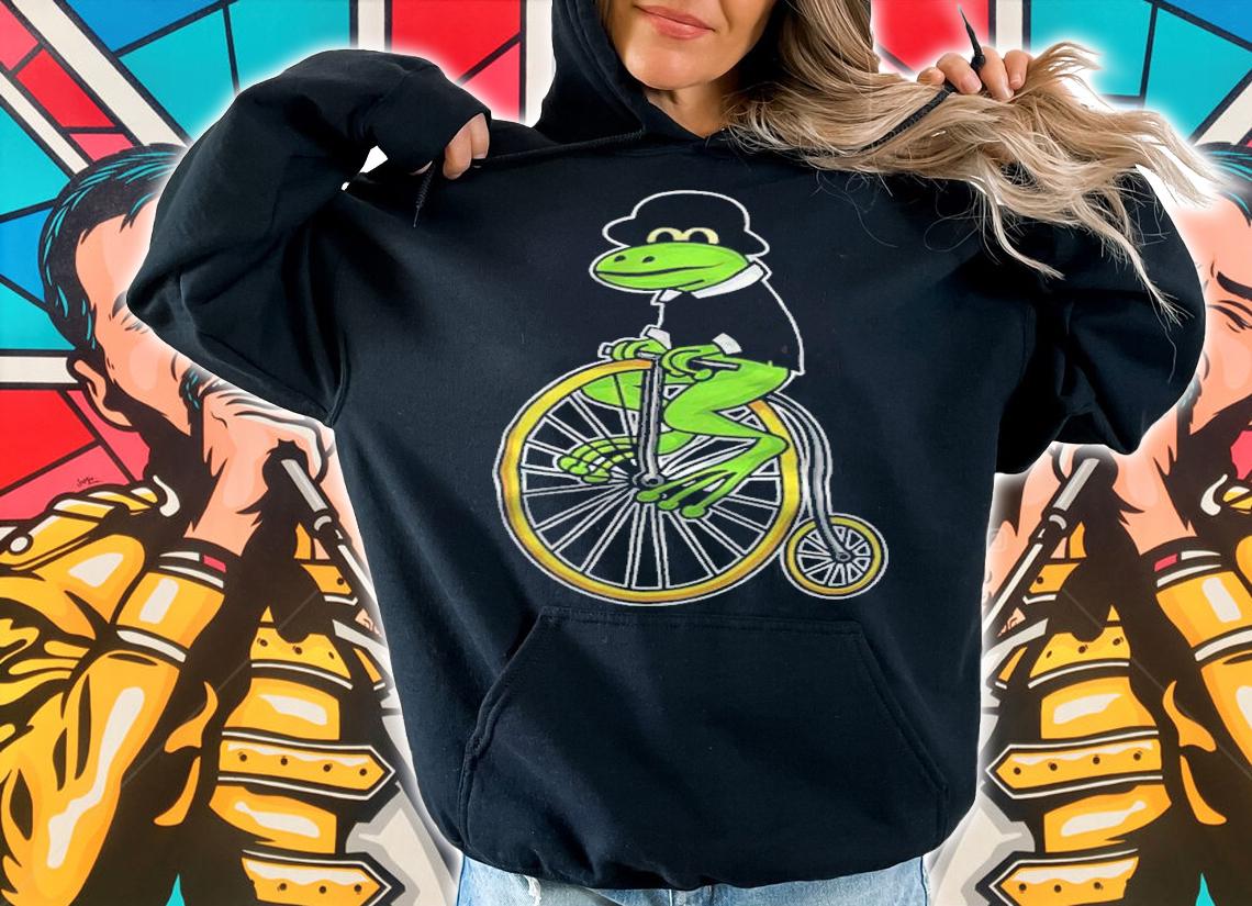 Biking Amphibian Frog Shirt t-shirt