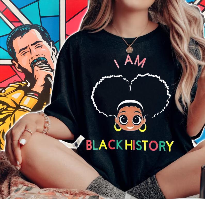 Black History Month I Am The Strong African Queen T-Shirt t-shirt