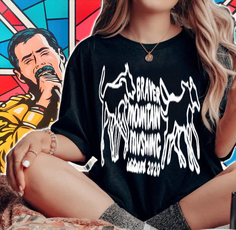 Braver Mountain Mushing T-Shirt t-shirt woman shirt