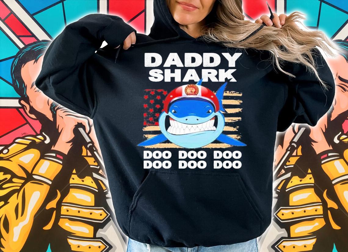 Indian Motorcycle 1901 Daddy Shark doo doo doo shirt t-shirt