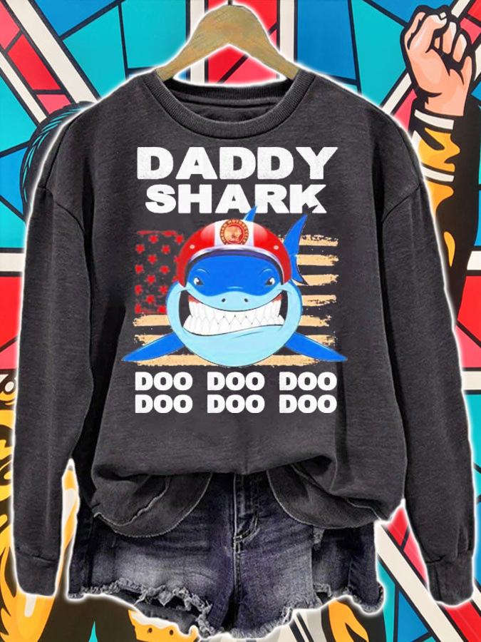Indian Motorcycle 1901 Daddy Shark doo doo doo shirt t-shirt