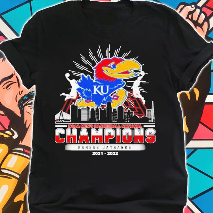 Kansas Jayhawks NCAA Men's Basketball National Champions 2021-2022 Shirt t-shirt