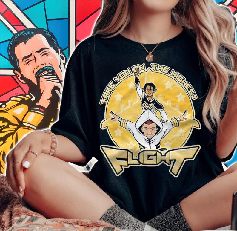 Lio Rush and Dante Martin take you on the highest flight T-shirt t-shirt woman shirt