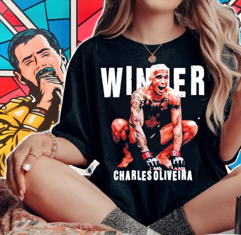 Charles Oliveira Winner T-Shirt t-shirt woman shirt